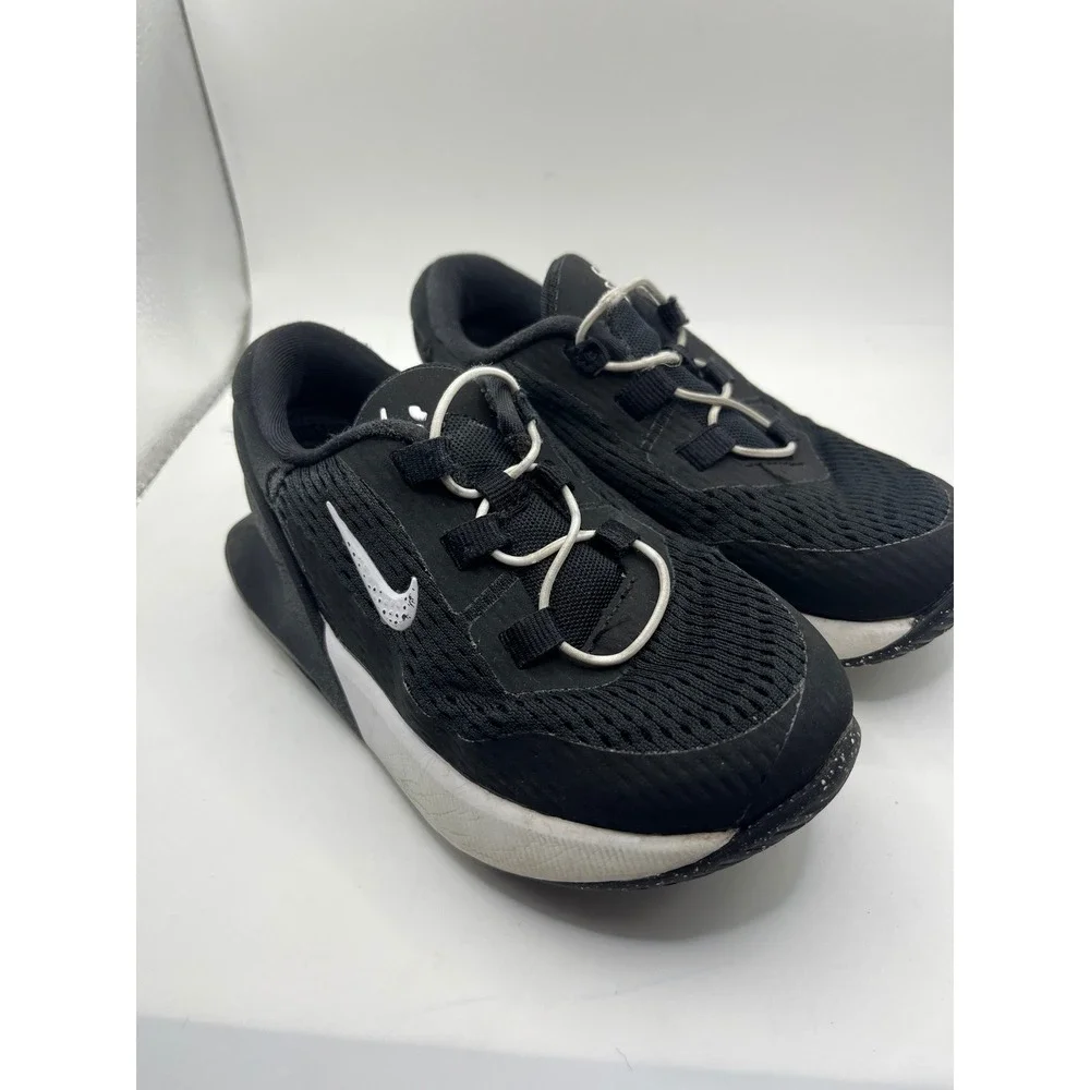 Nike Air Max 270 Kids Black White Sneakers Shoes‎ Athletic Size Youth